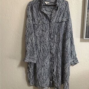 Black and White Striped Shirt